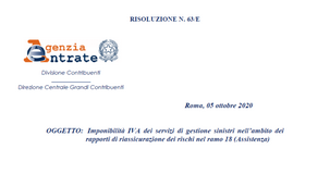 Gestione sinistri, contratti di riassicurazione rischi: si applica l'IVA