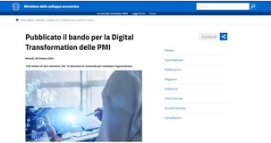Digital transformation, il bando MISE per le PMI: come presentare domanda