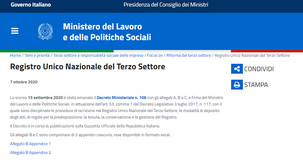 RUNTS, che cos'è? Le risposte nel decreto che lo rende operativo