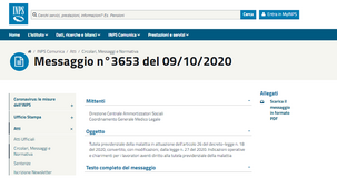 Quarantena e prestazioni di malattia: istruzioni INPS su smart working e CIG