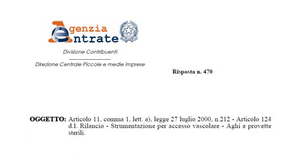 Agevolazioni IVA decreto Rilancio: ci rientrano aghi e provette?