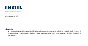 SPID, CIE e CNS per i servizi online INAIL: dal 1° dicembre obbligo per i patronati