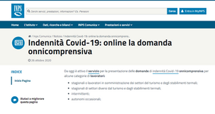 Bonus Covid, domanda indennità di 1.000 euro per stagionali e autonomi entro il 13 novembre