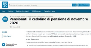 Cedolino pensione novembre 2020: ancora trattenute e rimborsi del modello 730