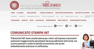 Decreto Ristoro, proposta INT: semplificazione della compensazione