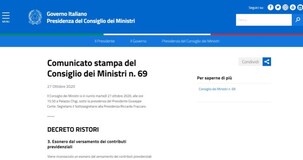 Esonero contributi INPS, decreto Ristori: agevolazione per 4 mesi