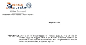 Bonus affitto retroattivo una volta soddisfatto il requisito della destinazione d'uso