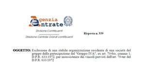 Gruppo IVA: la verifica del rapporto di controllo e del vincolo finanziario