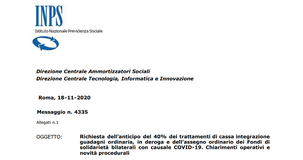 Pagamento cassa integrazione con anticipo INPS: la guida per richiedere l'accredito