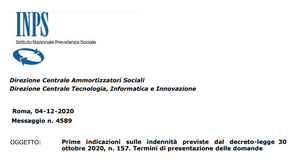 Bonus 1.000 euro del Decreto Agosto, riapertura delle domande INPS fino al 15 dicembre 
