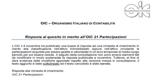 La mera prospettiva di vendita non è sufficiente per classificare le partecipazioni nell'attivo circolante