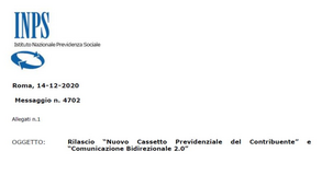 Cassetto previdenziale del contribuente: il nuovo servizio online dell'INPS