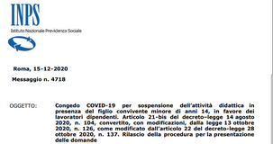 Congedo Covid-19 in caso di DAD: domanda INPS al via