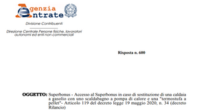 Scaldabagno a pompa di calore e stufa a pellet: ampio accesso al superbonus 110%