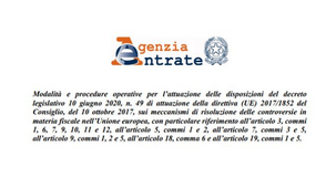 Controversie fiscali UE, le regole per la procedura amichevole e la risoluzione