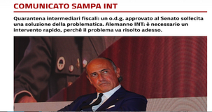 INT, quarantena intermediari fiscali: un o.d.g. approvato al Senato sollecita una soluzione della problematica
