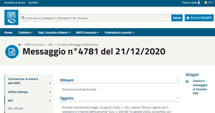 Cassa integrazione, per l'esonero contributivo INPS Uniemens entro il 31 gennaio 2021