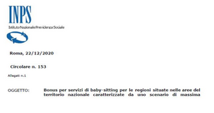 Bonus baby sitter: le istruzioni INPS per le regioni rosse