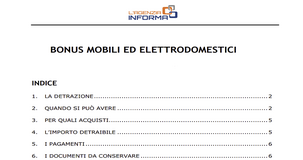Bonus mobili 2021: requisiti, importi e tipologie di spese ammesse in detrazione