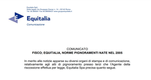 Equitalia, pignoramento conto corrente già dal 2005. I chiarimenti del Fisco
