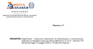 Superbonus 110% accessibile anche se magazzino e rudere diventano abitazione