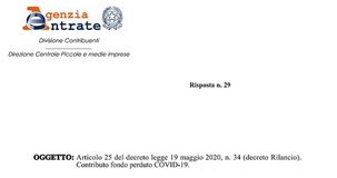 Contributo a fondo perduto e rigetto della domanda: ok alla revisione se c'è prosecuzione di attività
