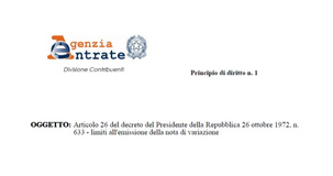 Nota di variazione IVA, come emetterla in un sistema progressivo di determinazione del prezzo