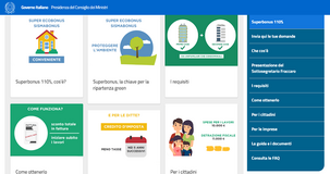 Superbonus 110%, dai requisiti ai lavori ammessi: il portale informativo del Governo