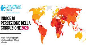 Corruzione: l'Italia non migliora nella graduatoria mondiale