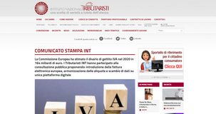 Fattura elettronica europea, la proposta INT per il recupero del gettito dell'IVA