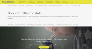 Esenzione degli interessi sui buoni postali fruttiferi