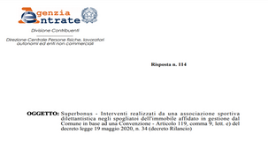 Superbonus, via libera all'ASD per i nuovi spogliatoi: i chiarimenti sul titolo di possesso