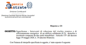 Superbonus su ruderi: limiti per l'efficientamento energetico, ok ai lavori antisismici