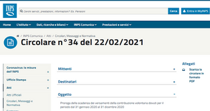 Contributi volontari 2020: proroga della scadenza al 28 febbraio 2021