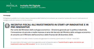 Bonus startup e PMI innovative, online il portale Invitalia-MISE per fare domanda