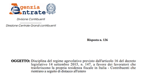 Regime impatriati e distacco all'estero, quando c'è il via libera alle agevolazioni?