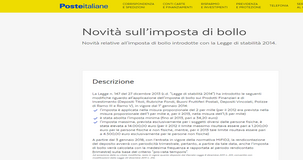 L'imposta di bollo sui conti correnti postali