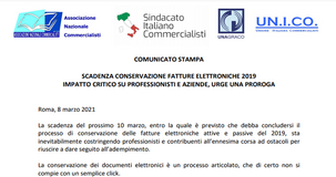 Conservazione fatture elettroniche, i commercialisti chiedono la proroga