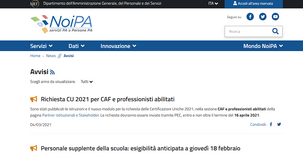 Certificazione unica 2021 su NoiPA per i dipendenti pubblici: come scaricare la CU 