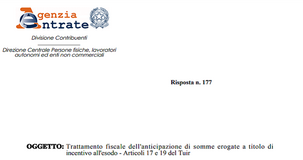 Licenziamenti, incentivo all'esodo con tassazione separata anche per le somme anticipate