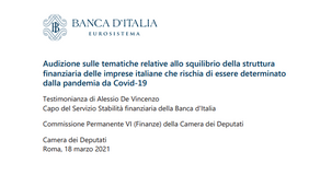 Banca d'Italia: aiuti alle imprese più selettivi dopo il Covid
