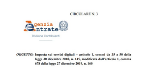 Web tax: le istruzioni delle Entrate su calcolo, modalità e criteri di geolocalizzazione