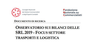 Trasporti e logistica, FNC e CNDCEC: nel 2019 crescita degli addetti del 7,7 per cento