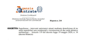 Superbonus 110, demolizione e ricostruzione: spetta per la conservazione del patrimonio edilizio