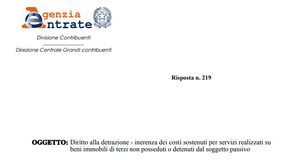 Detrazione IVA per le spese su beni immobili di terzi: il via libera dell'AdE