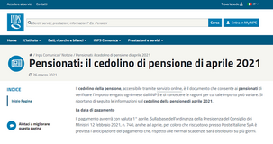 Cedolino pensione aprile 2021: trattenute IRPEF e altri dettagli sull'assegno