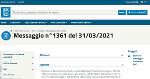 Decontribuzione Sud, per la somministrazione novità retroattive: istruzioni INPS