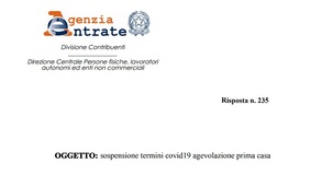 Bonus prima casa, la sospensione dei termini non vale per i lavori di ristrutturazione