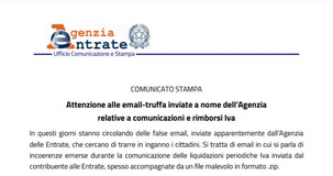 Truffa Agenzia delle Entrate: cosa fare in caso di false email