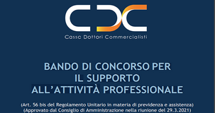 Giovani commercialisti, CNPADC: bando da 3 milioni e mezzo per l'avvio dell'attività
